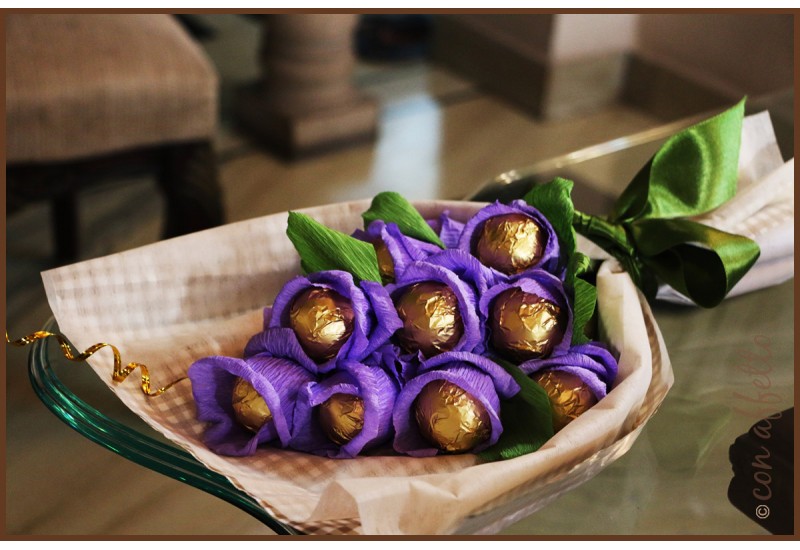 Funky Christmas gift ideas, gift Con Affetto's edible bouquets