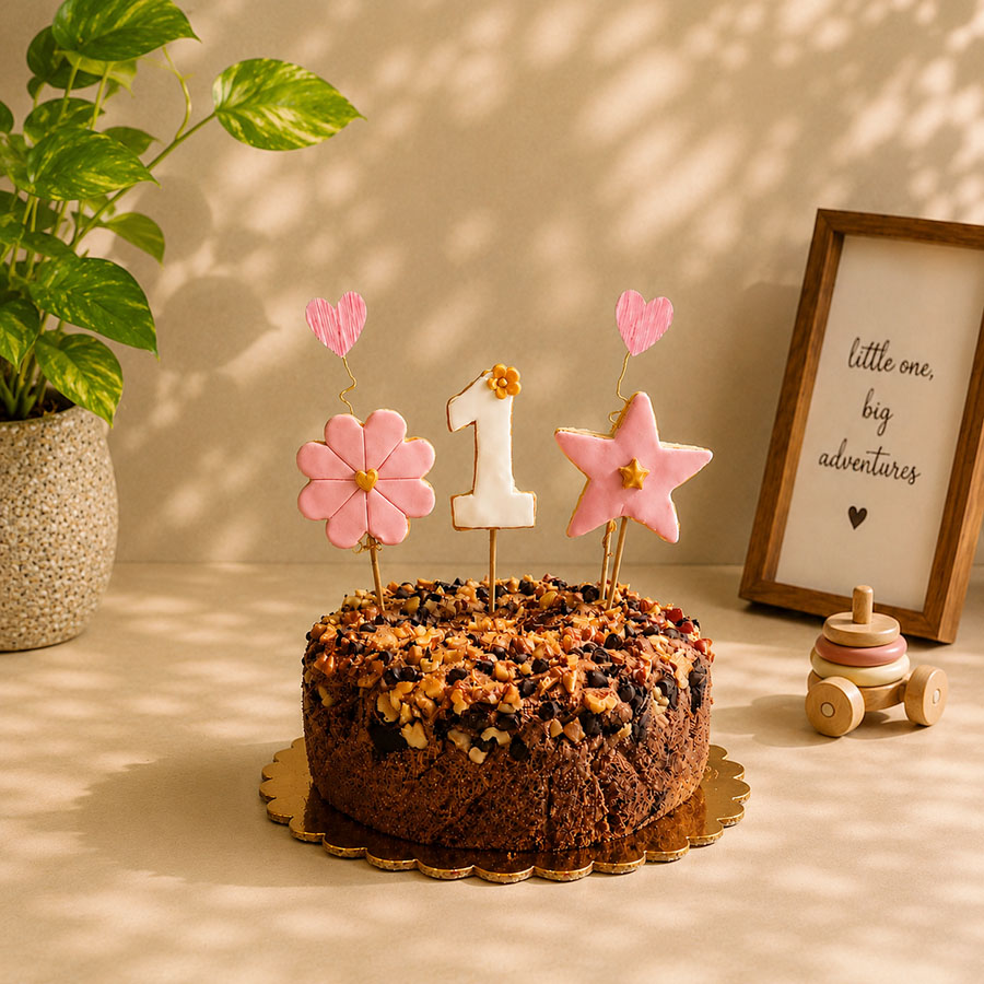 Celebration  - First Birthday Celebration Cake - Girl
