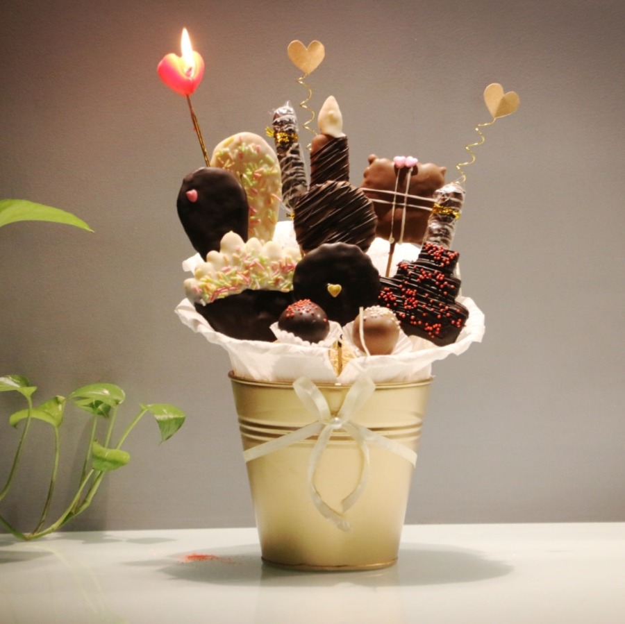 Cookie Bouquet - Gold